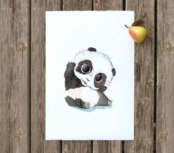 Скетчбук для рисования Панда