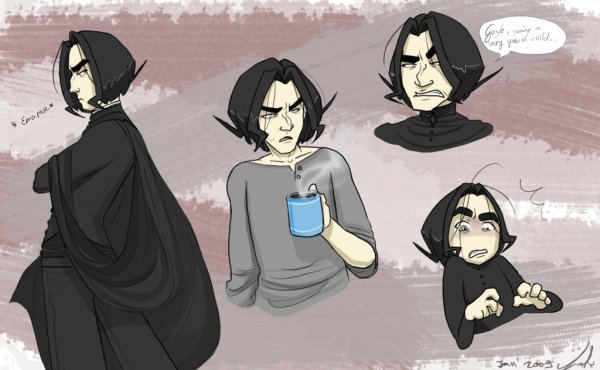 Северус Снегг с родителями