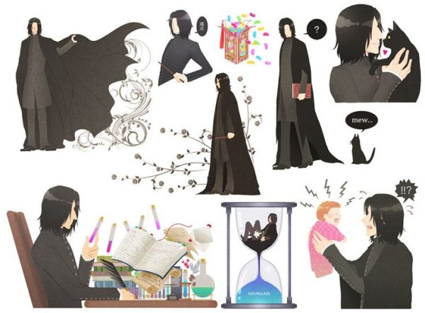 Северус Снейп и мародеры аниме