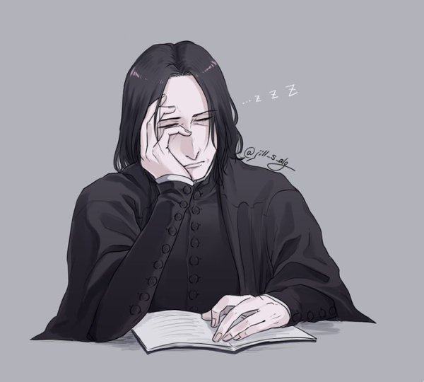 Гарри Поттер аниме Северус Снегг