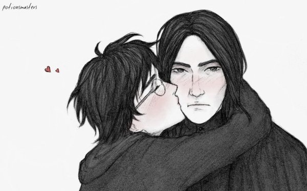 Северус Снегг аниме Snarry