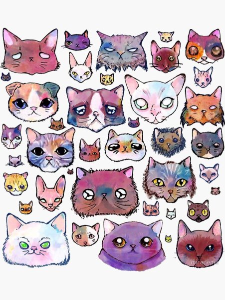 Котики много