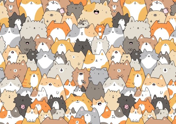 Наклейка - кошки