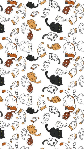 Наклейка - кошки