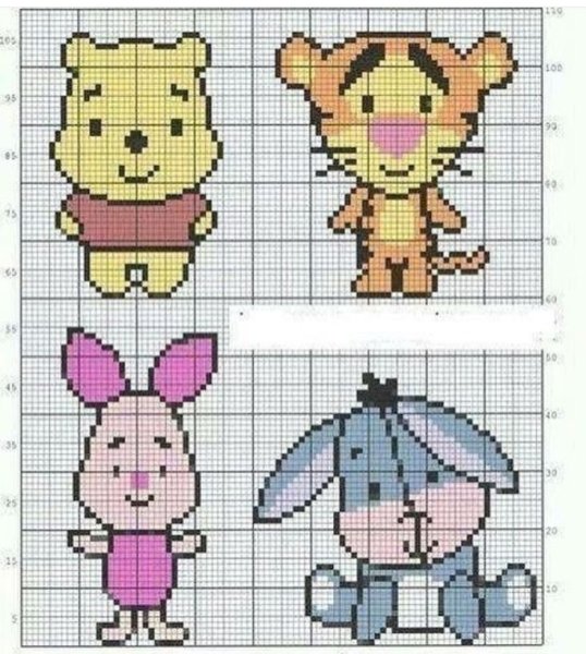 Схемы для вышивания брелков