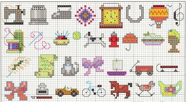 Милые маленькие вышивки