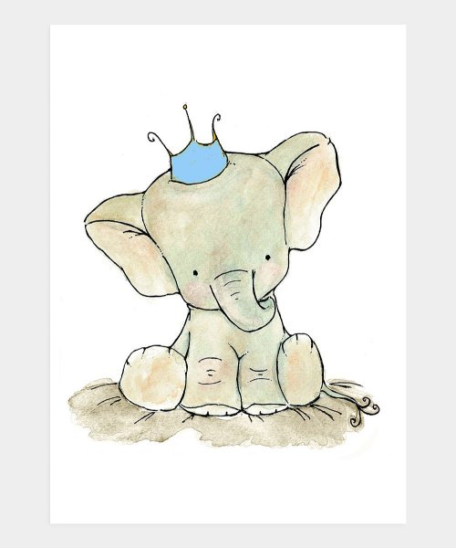 Милые слоники мультяшные