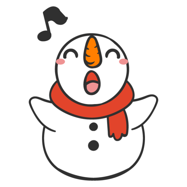 Кавайный Снеговик