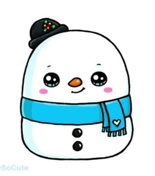 Кавайный Снеговик