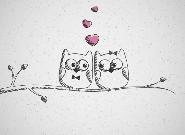 Милые рисунки с надписями