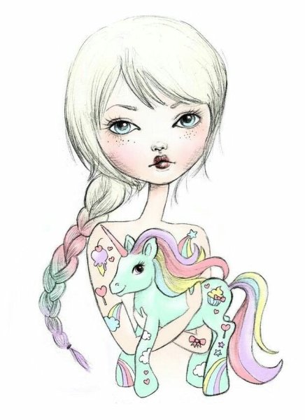 Девочка Единорог