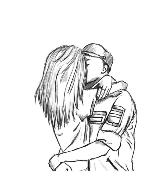 Милые рисунки парню с надписями