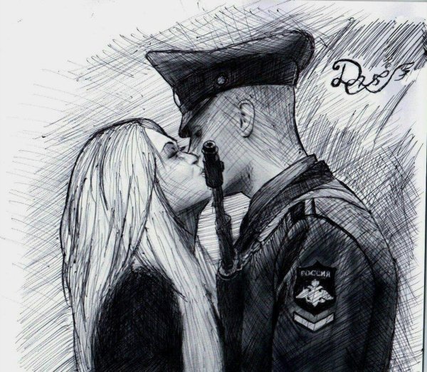 Рисунки парню в армию