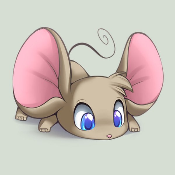 Мышонок акварель