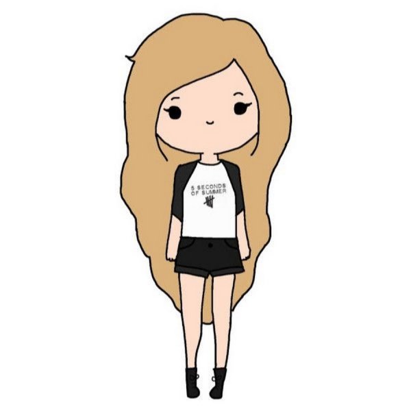 Мини девочки для срисовки