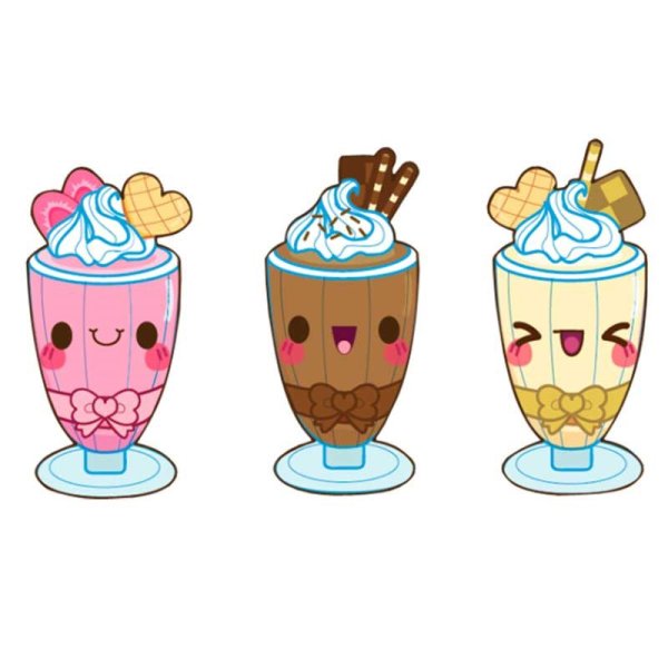 Милые вкусняшки для рисования