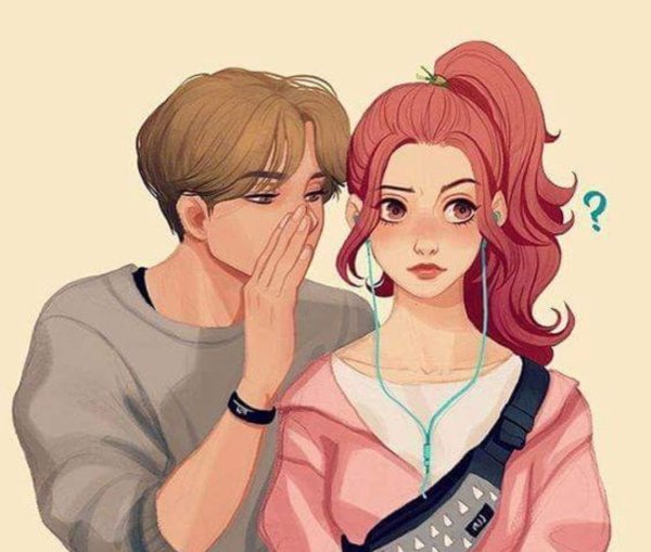 Парень и девушка рисунок