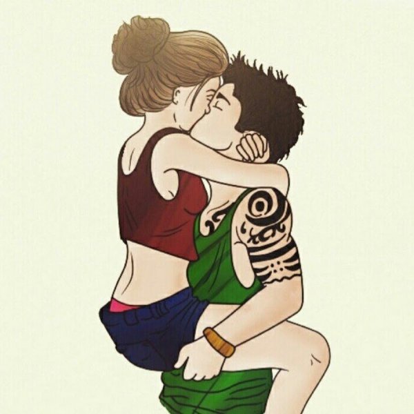 Обнимашки рисунки