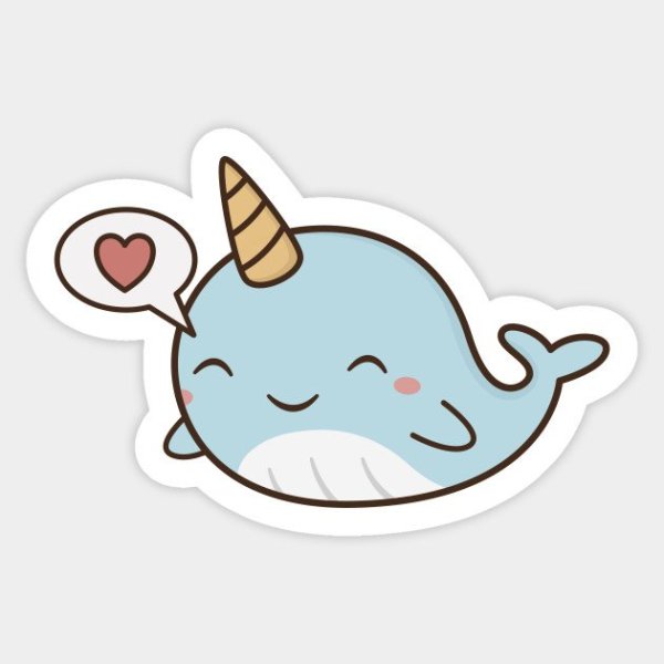 Стикер нарвал