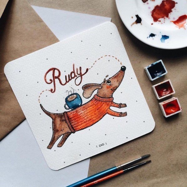 Милые иллюстрации животных Inky Diary