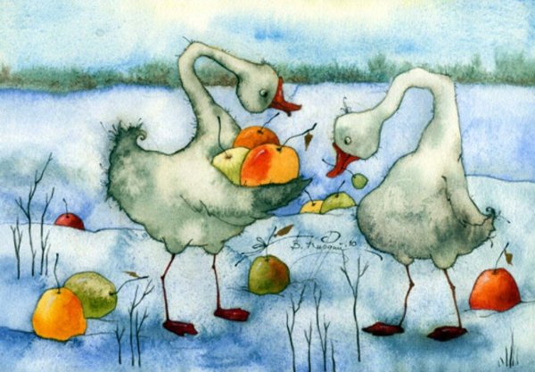 Виктория Кирдий художник зима