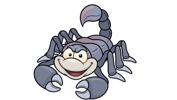 Скорпион мультяшка