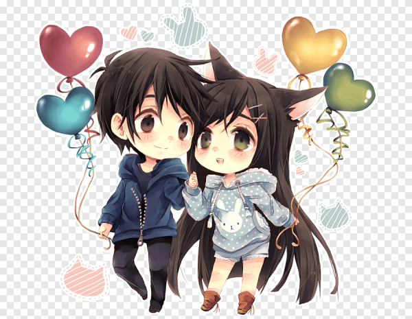 Мультяшные влюбленные