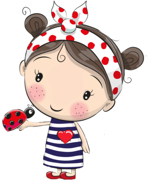 Маленькие мультяшные девочки