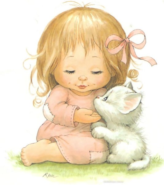 Акварельные иллюстрации детские