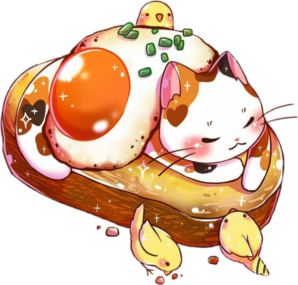 Котики в виде еды