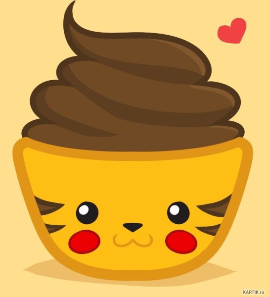 Милая еда с глазами