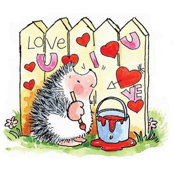 Ёжик и сердечко