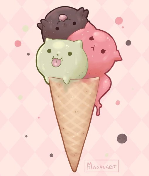 Милые рисуночки мороженого