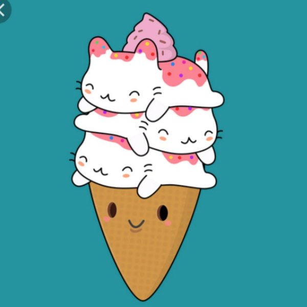 Котик мороженка