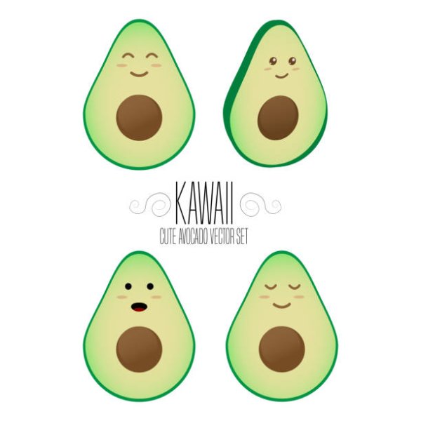 Милые маленькие авокадо