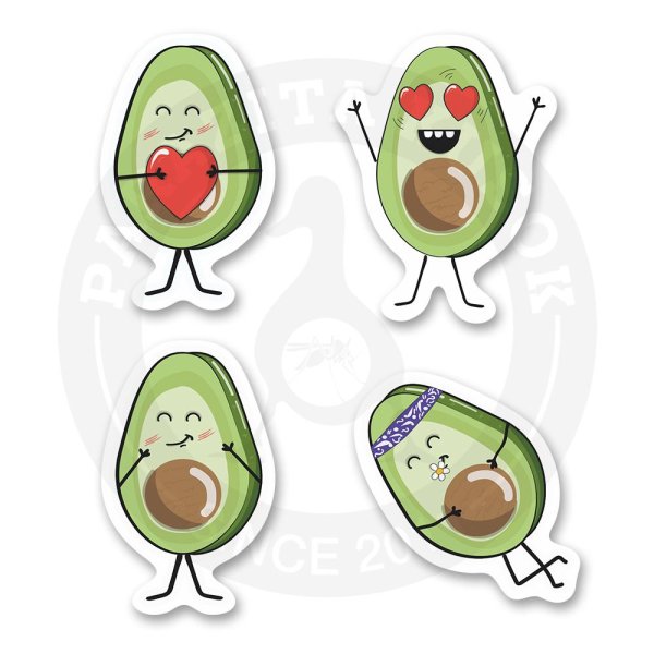 Кавайный авокадо