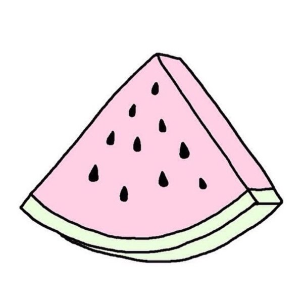 Арбуз для срисовки