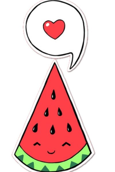 Арбуз для срисовки