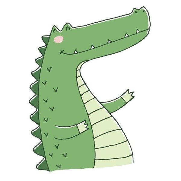 Кавайный крокодил