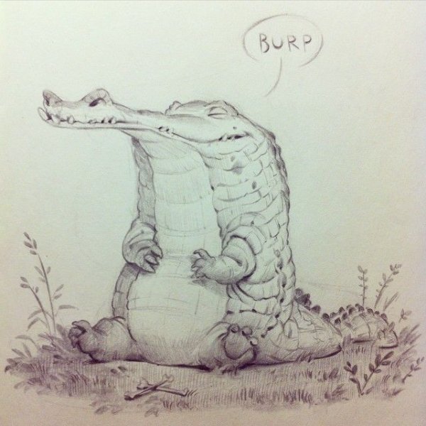 Мультипликационный крокодил