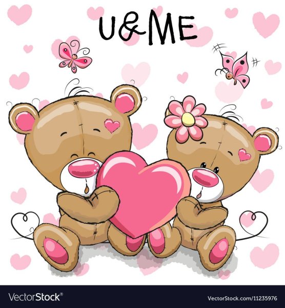 Медвежонок с сердечком в лапах