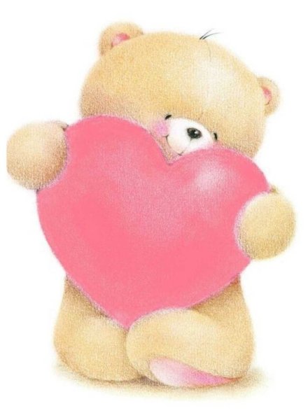 Медведь с сердцем в руках