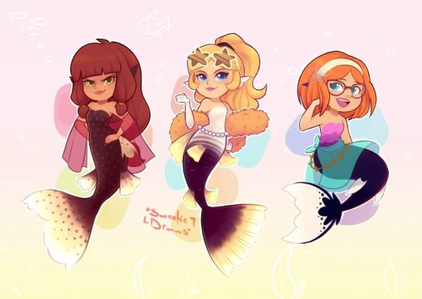 Чиби Маринетт и Адриан