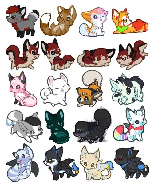 Милые собачки мультяшные