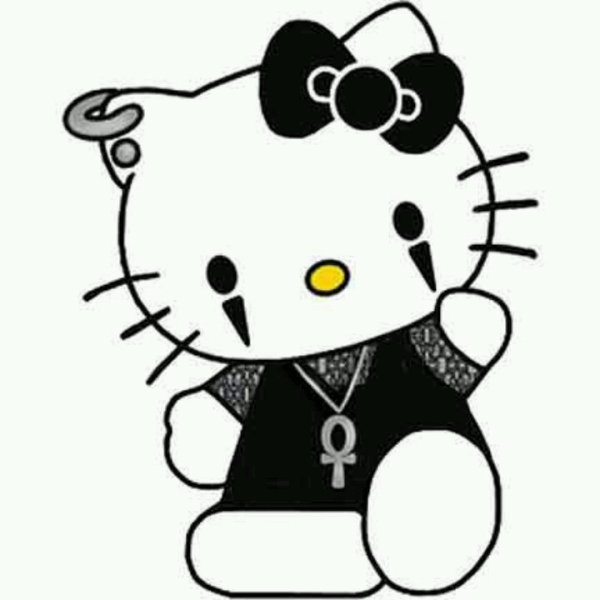 Хелло Китти раскраска