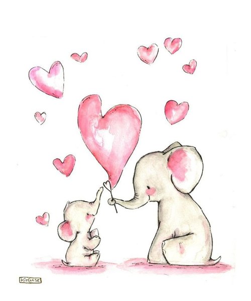 Милые рисунки любовь