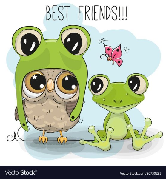 Сова и лягушка