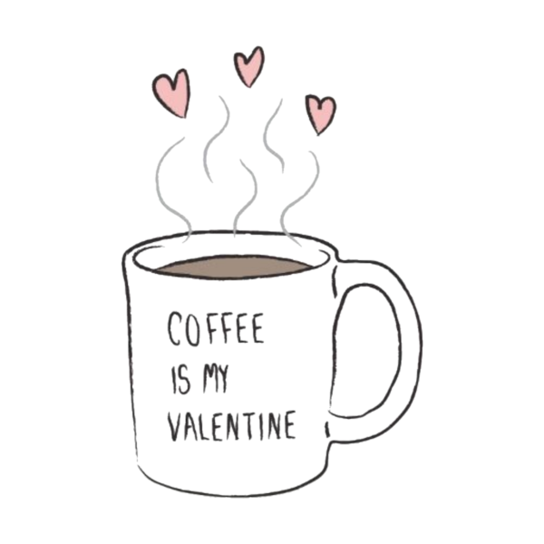 Рисунок кофе для срисовки легкие