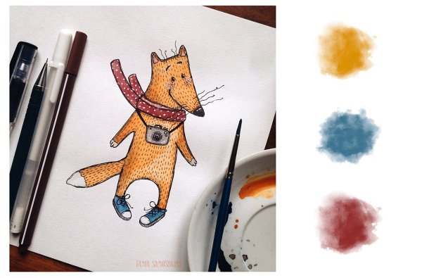 Милые Акварельные рисунки