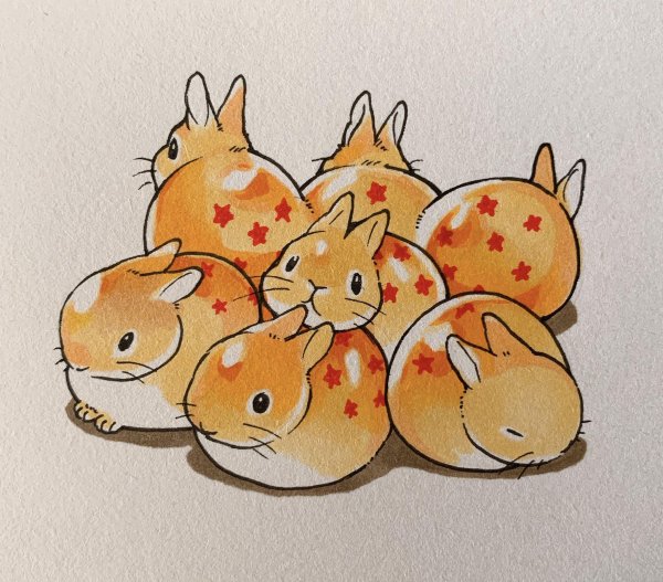 Акварельные зверята